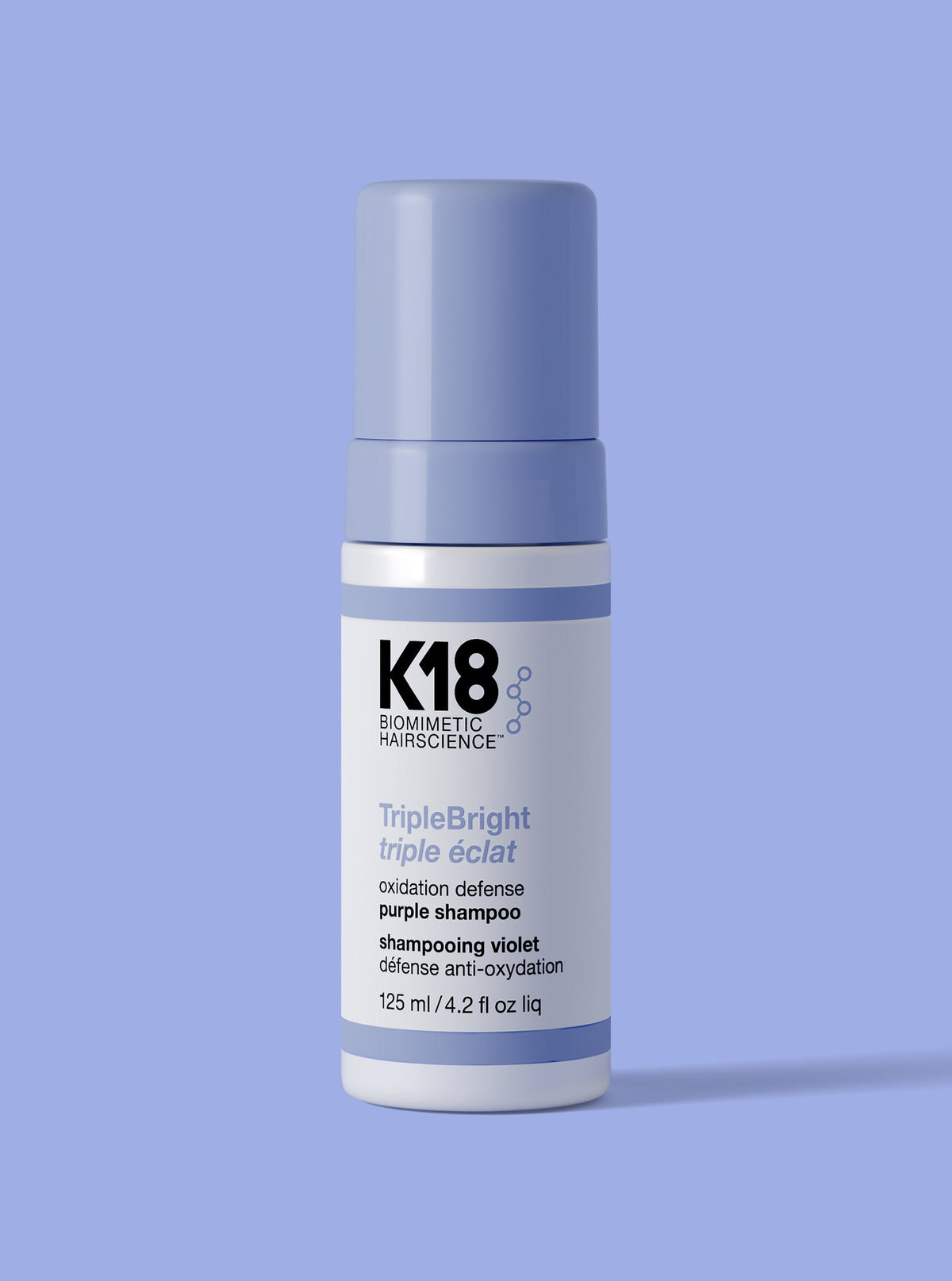K18 TripleBright Oxidation Defense Purple Shampoo 125ml